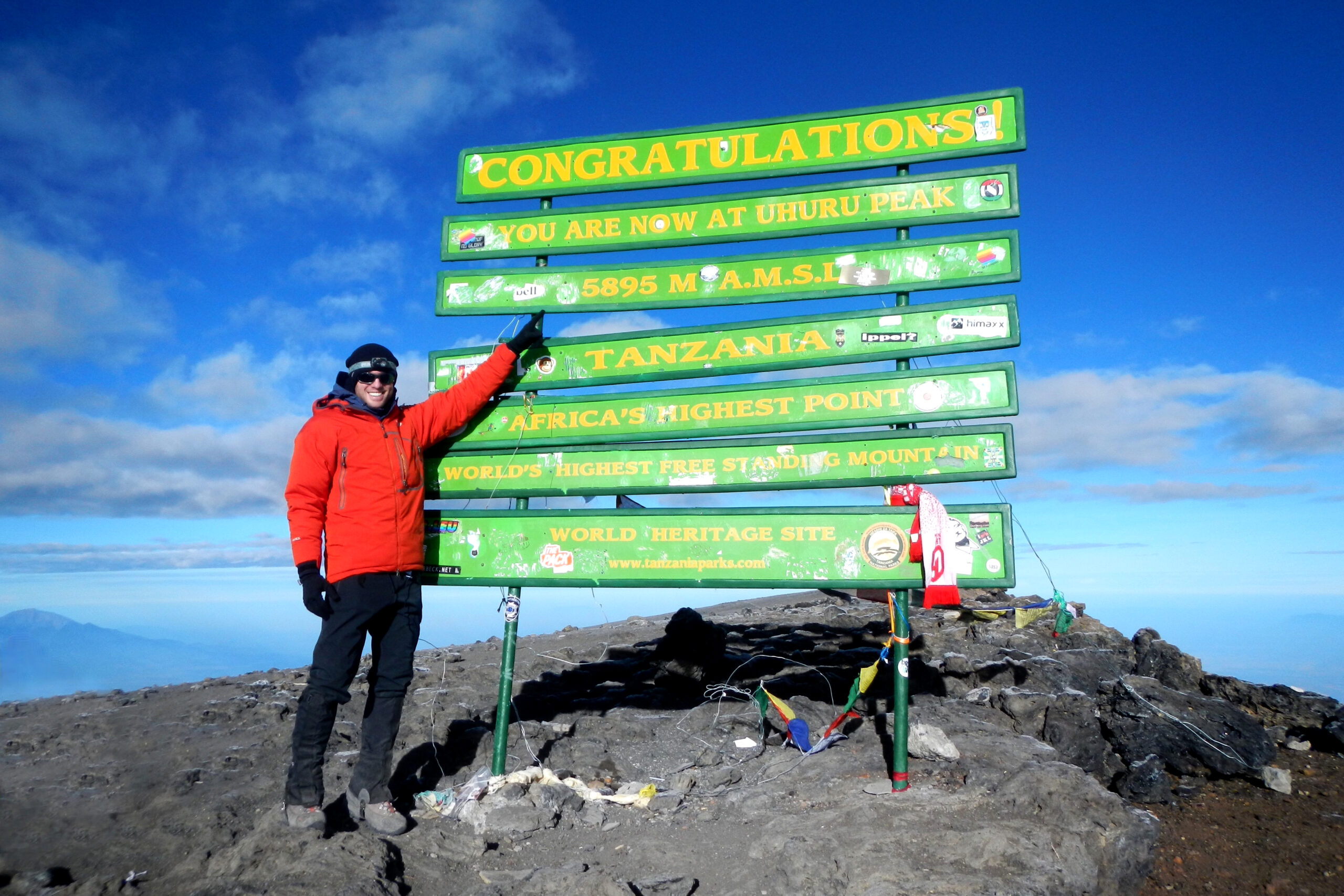 Josh at the Mount Kilimanjaro Summit